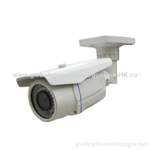 Weatherproof HD varifocal IP camera/1.0 megapixel, 1/4-type CMOS high performance megapixel sensor